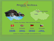 Tablet Screenshot of pension-kuzelka.com